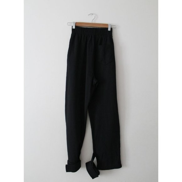 The Frankie Shop Tab Cuff Sweatpants Black Size XS - Picture 4 of 10